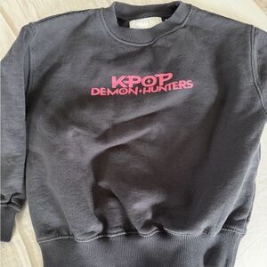 Zara Dark Gray Crewneck Sweatshirt